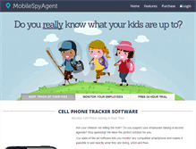 Tablet Screenshot of mobilespyagent.com